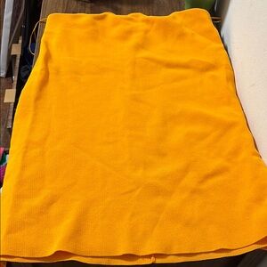 Orange skirt